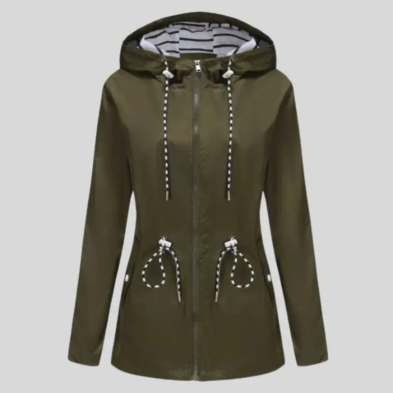Parka kaki femme Boutique-parka