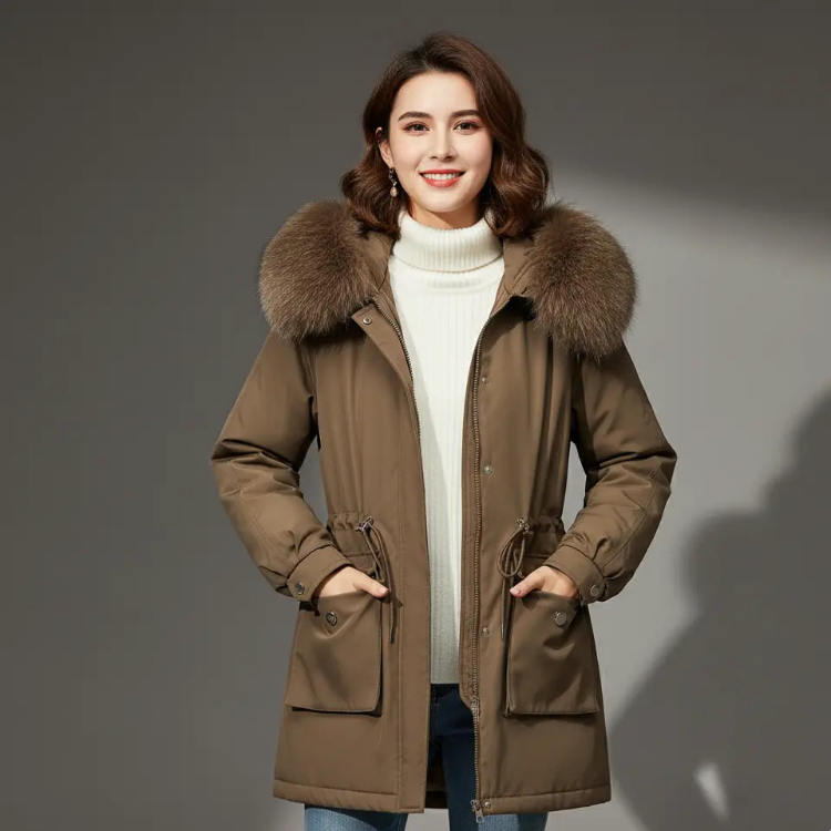 Parka femme imperméable avec capuche Boutique-parka