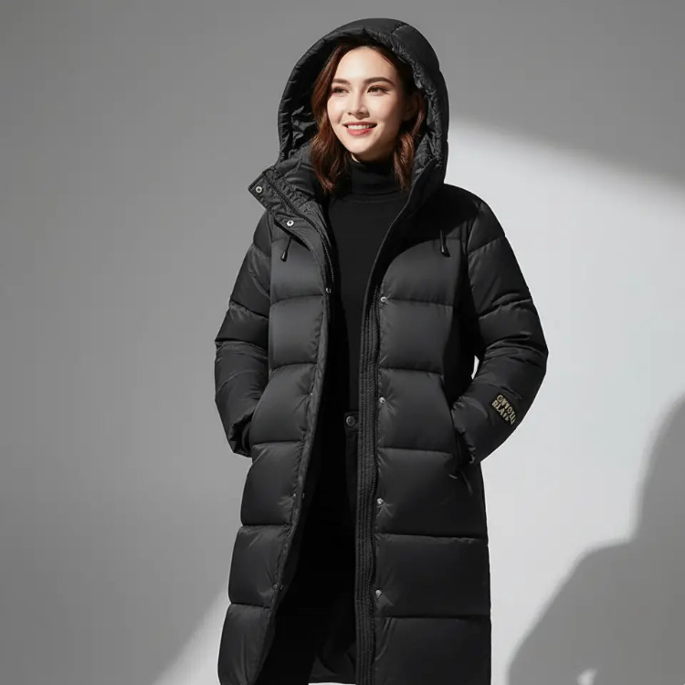 Parka longue femme imperméable avec capuche Boutique-parka