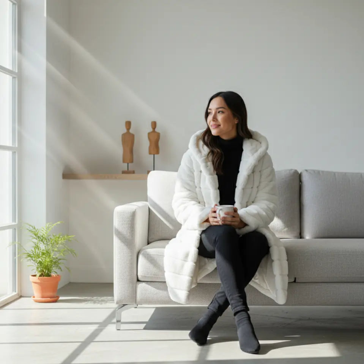 Parka fourrure capuche femme Boutique-parka