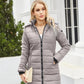 Parka chaude femme imperméable avec capuche - Boutique-parka